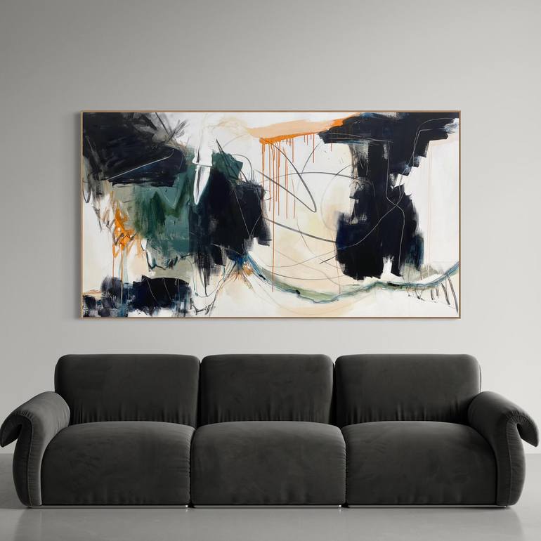 Original Abstract Expressionism Abstract Painting by Cheryl Harrison