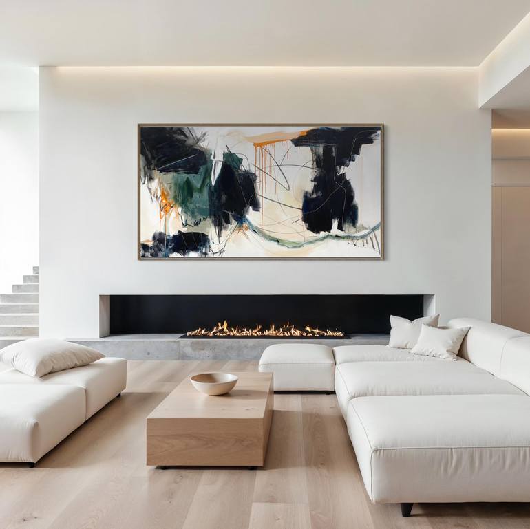 Original Abstract Expressionism Abstract Painting by Cheryl Harrison