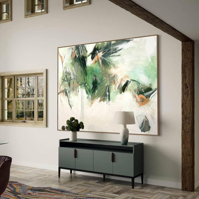 Original Abstract Expressionism Abstract Painting by Cheryl Harrison