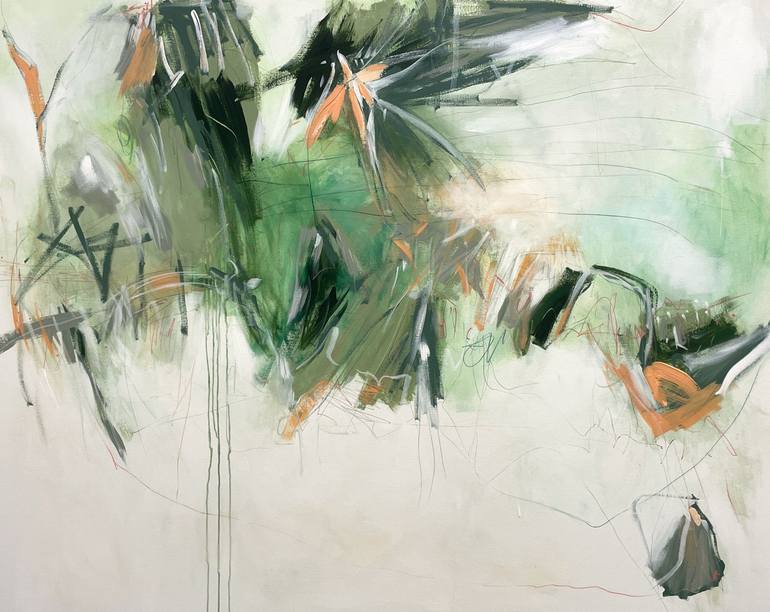 Original Abstract Expressionism Abstract Painting by Cheryl Harrison