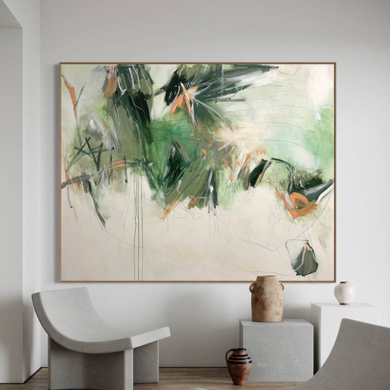 Original Abstract Expressionism Abstract Painting by Cheryl Harrison