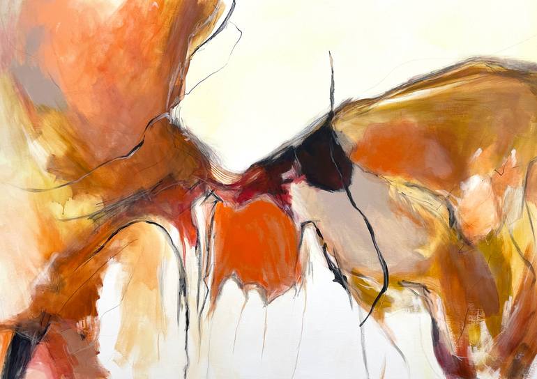 Original Abstract Expressionism Abstract Painting by Cheryl Harrison