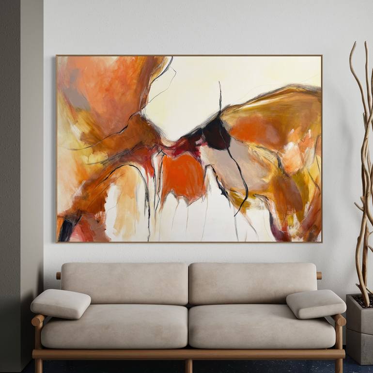 Original Abstract Expressionism Abstract Painting by Cheryl Harrison