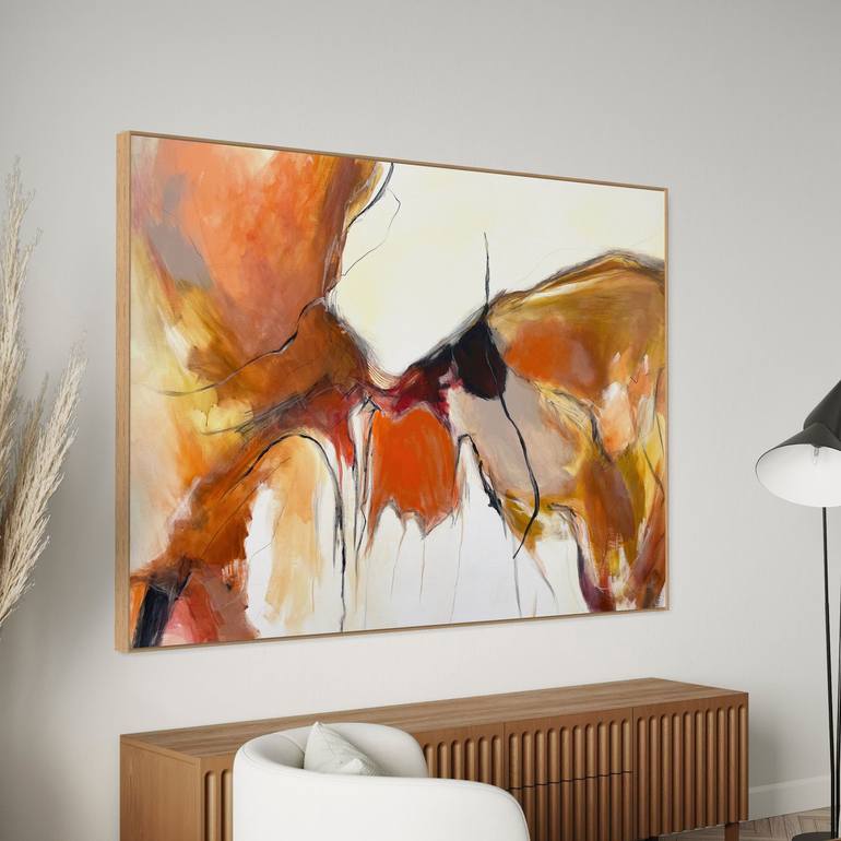 Original Abstract Expressionism Abstract Painting by Cheryl Harrison