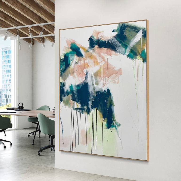 Original Abstract Expressionism Abstract Painting by Cheryl Harrison