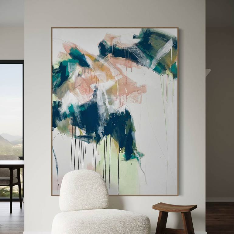 Original Abstract Expressionism Abstract Painting by Cheryl Harrison