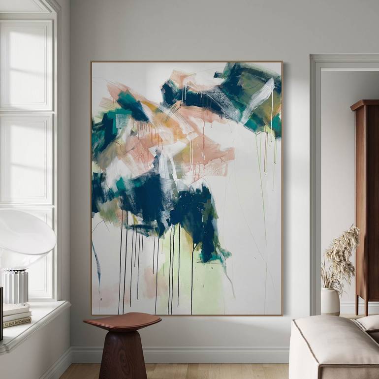 Original Abstract Expressionism Abstract Painting by Cheryl Harrison