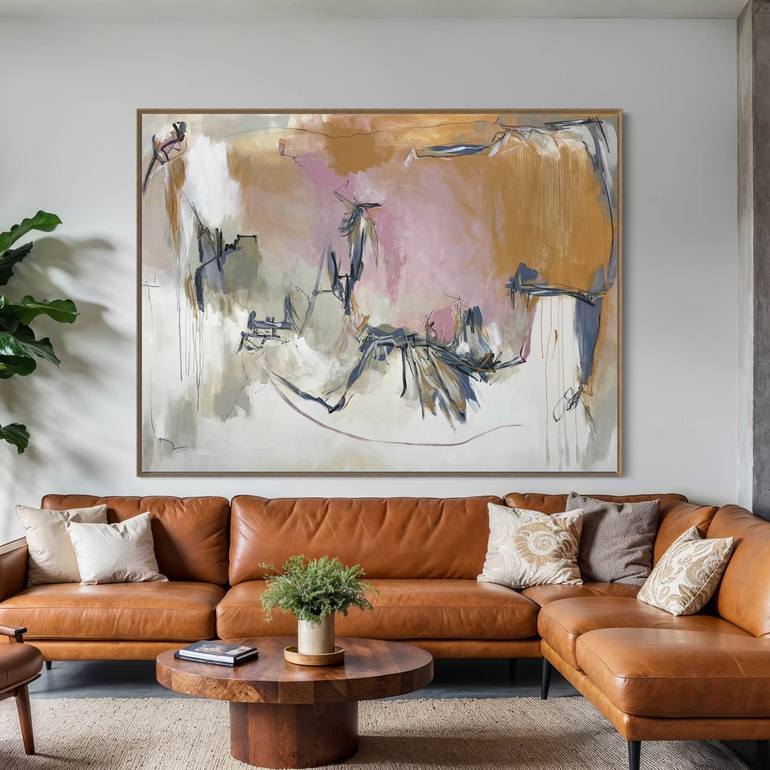 Original Abstract Expressionism Abstract Painting by Cheryl Harrison