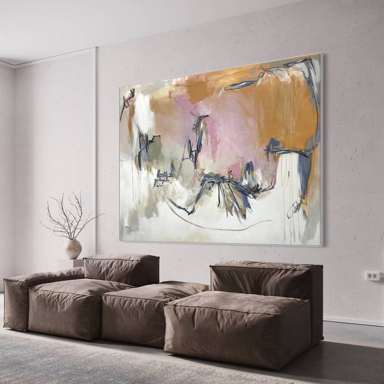 Original Abstract Expressionism Abstract Painting by Cheryl Harrison
