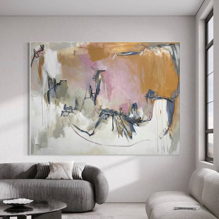 Original Abstract Expressionism Abstract Painting by Cheryl Harrison