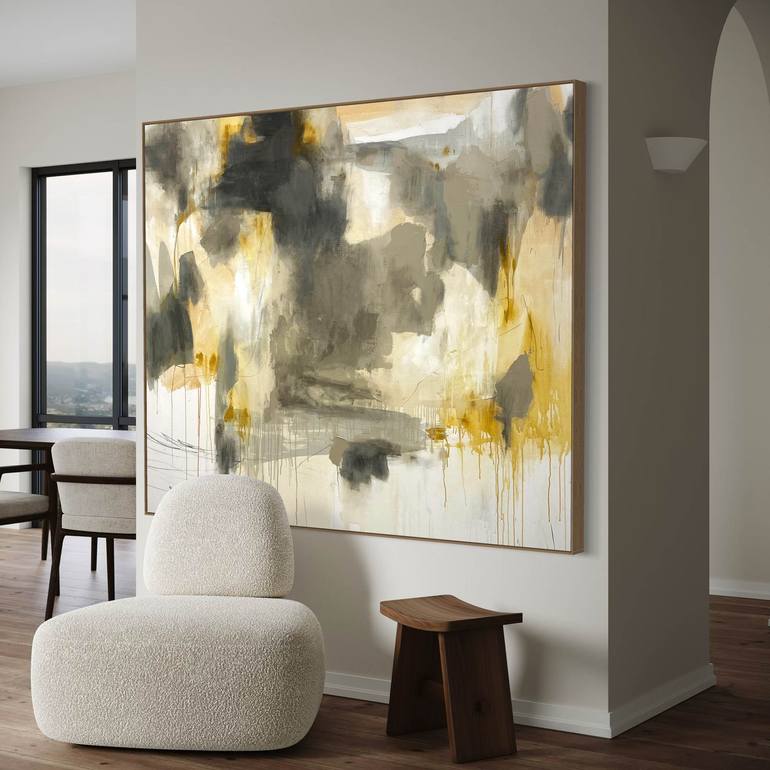 Original Abstract Expressionism Abstract Painting by Cheryl Harrison