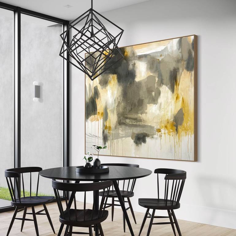 Original Abstract Expressionism Abstract Painting by Cheryl Harrison