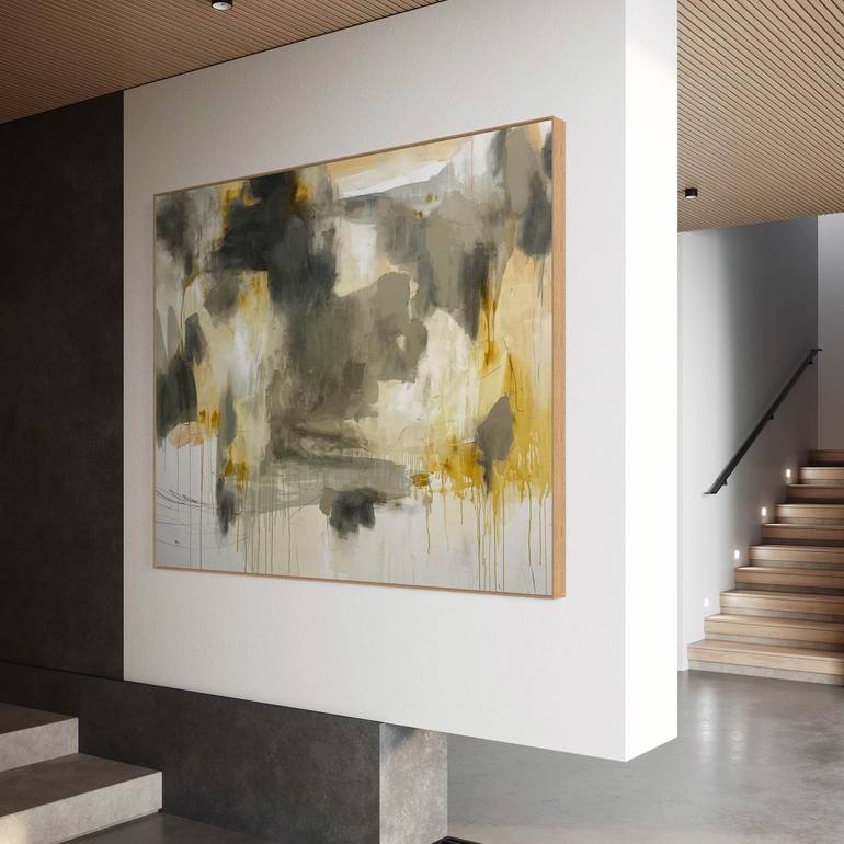 Original Abstract Expressionism Abstract Painting by Cheryl Harrison