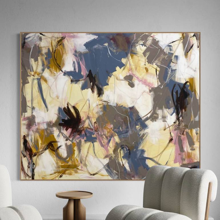 Original Abstract Expressionism Abstract Painting by Cheryl Harrison