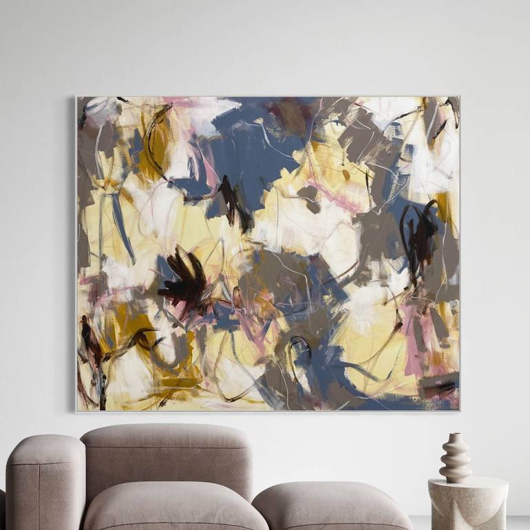 Original Abstract Expressionism Abstract Painting by Cheryl Harrison