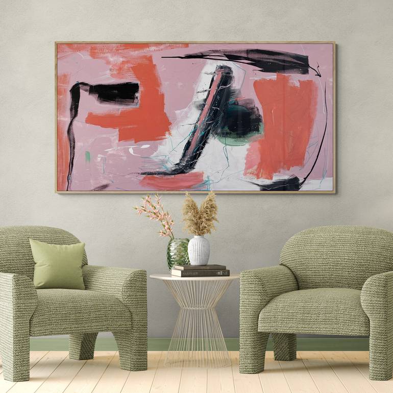 Original Abstract Expressionism Abstract Painting by Cheryl Harrison