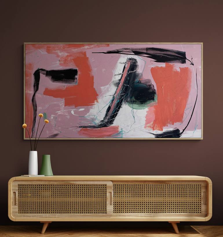 Original Abstract Expressionism Abstract Painting by Cheryl Harrison