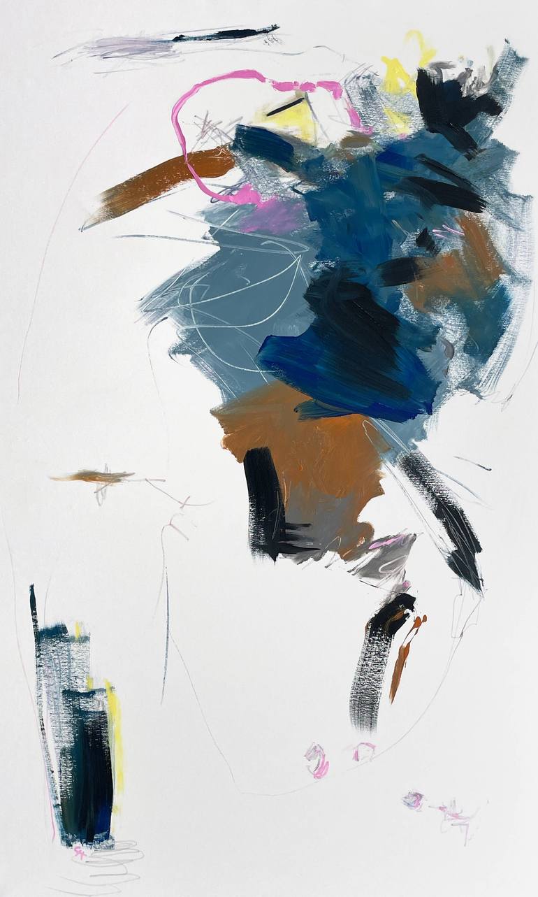 Original Abstract Expressionism Abstract Painting by Cheryl Harrison