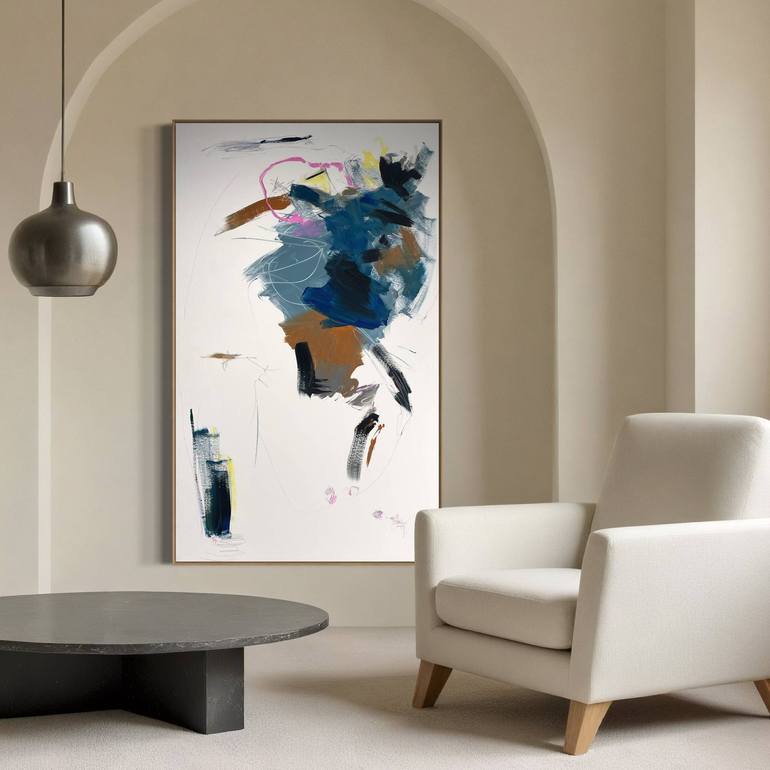 Original Abstract Expressionism Abstract Painting by Cheryl Harrison