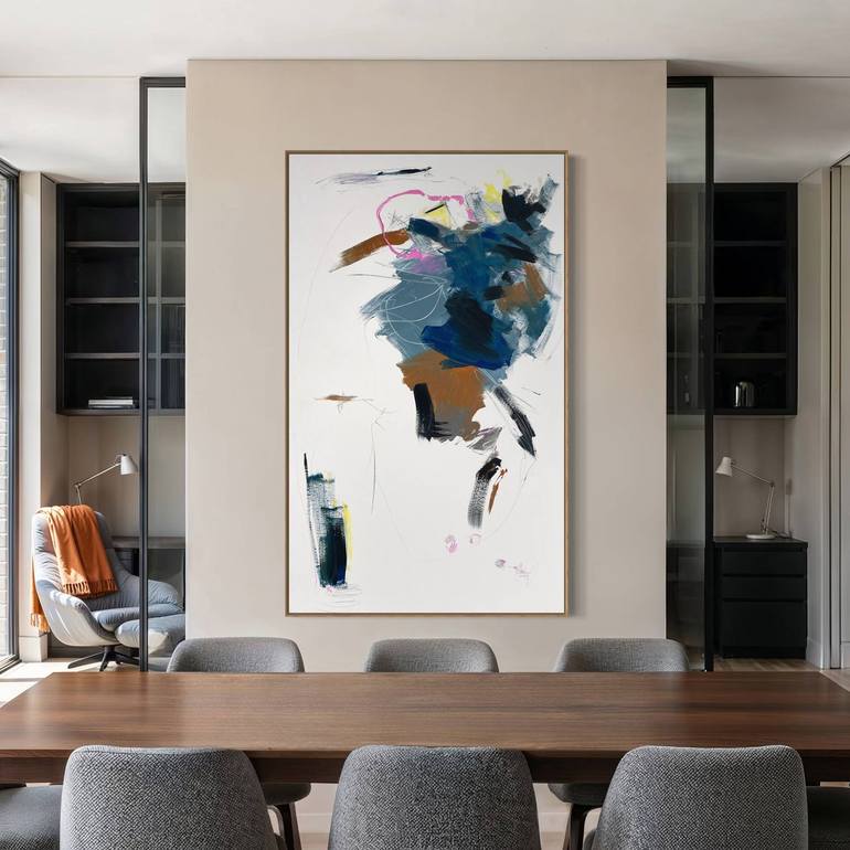 Original Abstract Expressionism Abstract Painting by Cheryl Harrison