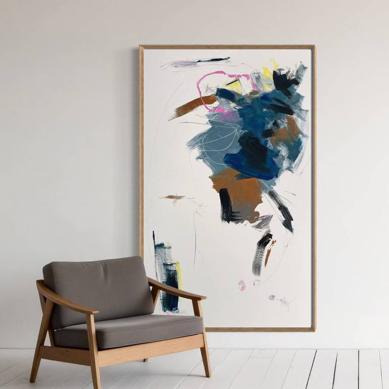 Original Abstract Expressionism Abstract Painting by Cheryl Harrison