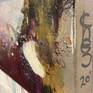 detail of signature and right painted edge