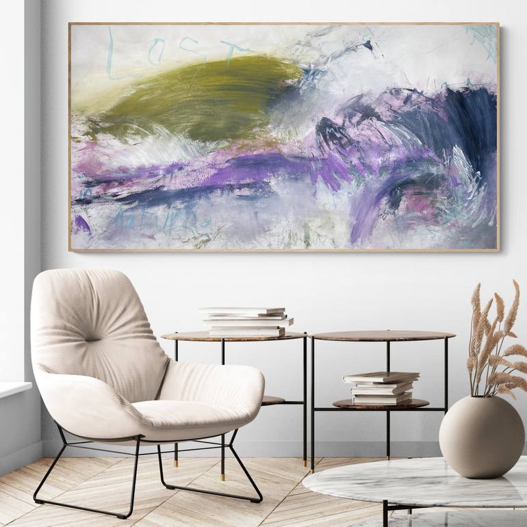 Original Abstract Expressionism Abstract Painting by Cheryl Harrison