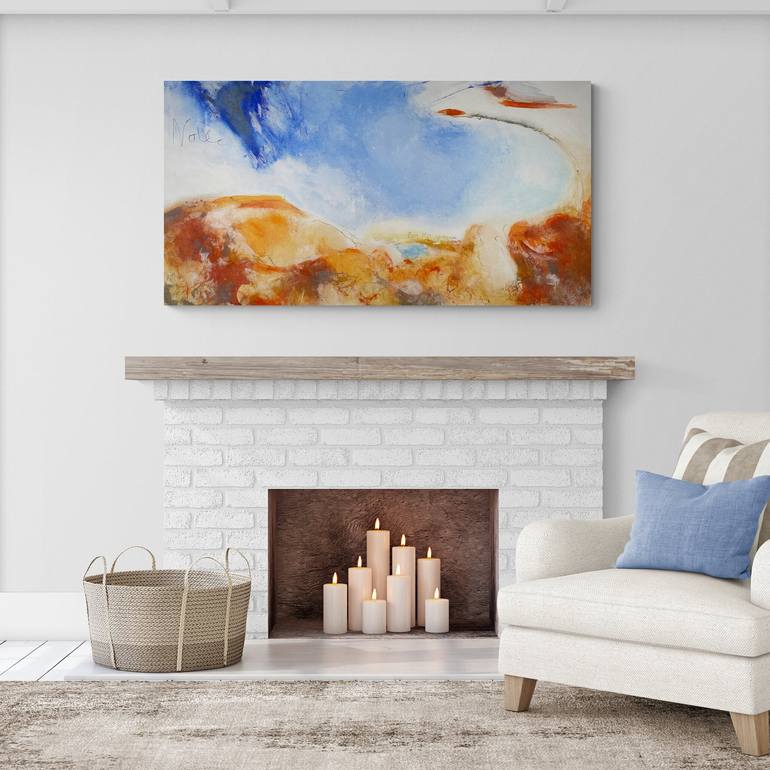 Original Abstract Landscape Painting by Cheryl Harrison