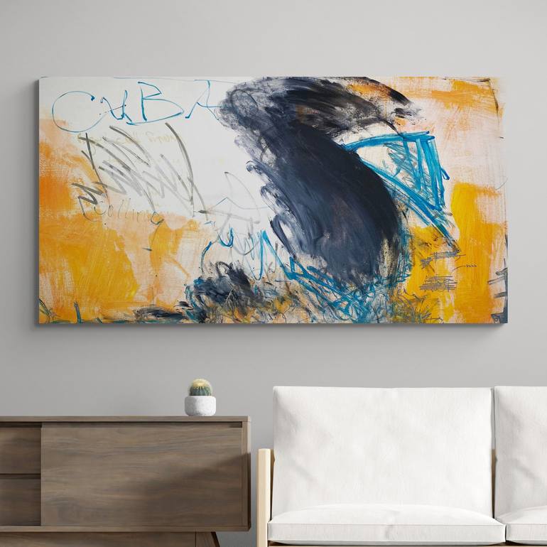 Original Abstract Expressionism Abstract Painting by Cheryl Harrison