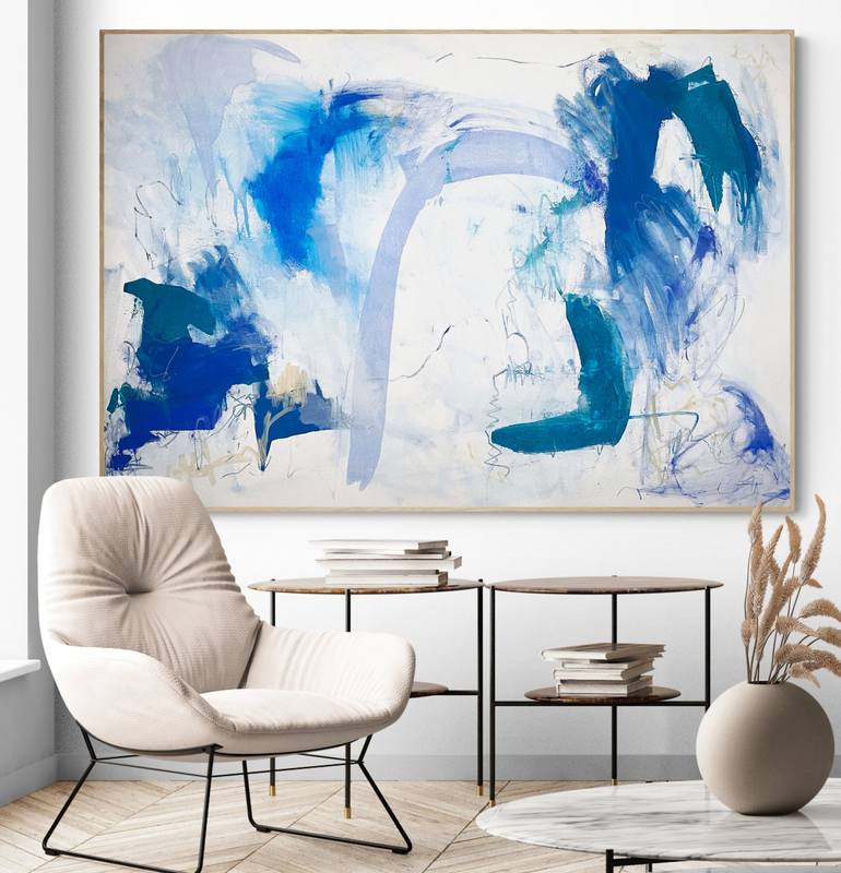 Original Abstract Expressionism Abstract Painting by Cheryl Harrison