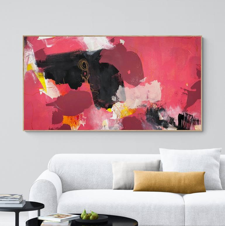 Original Abstract Expressionism Abstract Painting by Cheryl Harrison