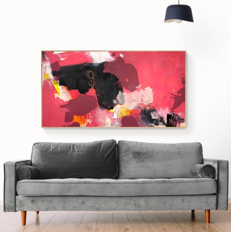 Original Abstract Expressionism Abstract Painting by Cheryl Harrison