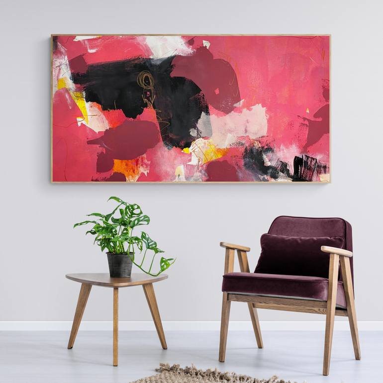 Original Abstract Expressionism Abstract Painting by Cheryl Harrison