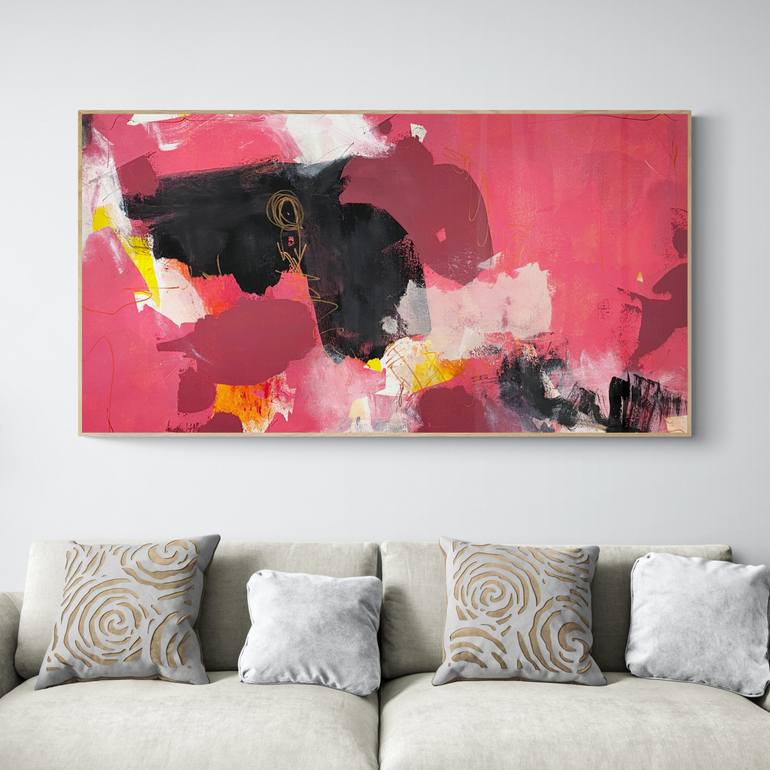 Original Abstract Expressionism Abstract Painting by Cheryl Harrison