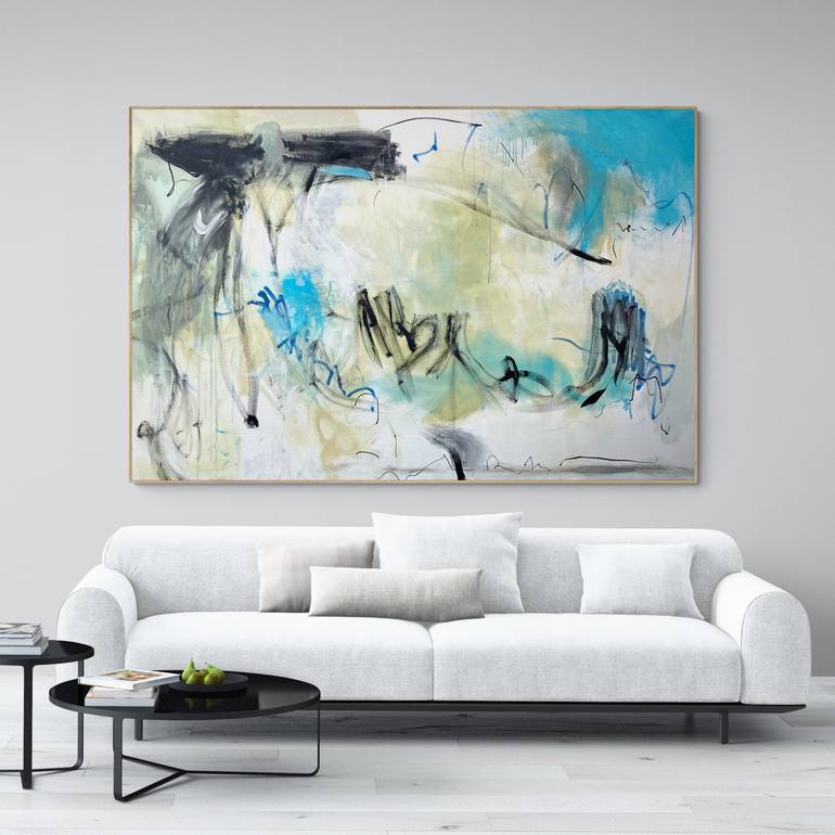 Original Abstract Expressionism Abstract Painting by Cheryl Harrison