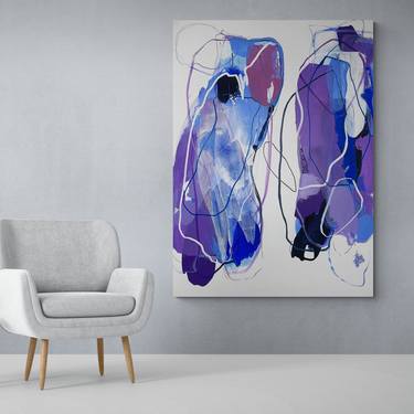 Original Abstract Expressionism Abstract Paintings by Cheryl Harrison