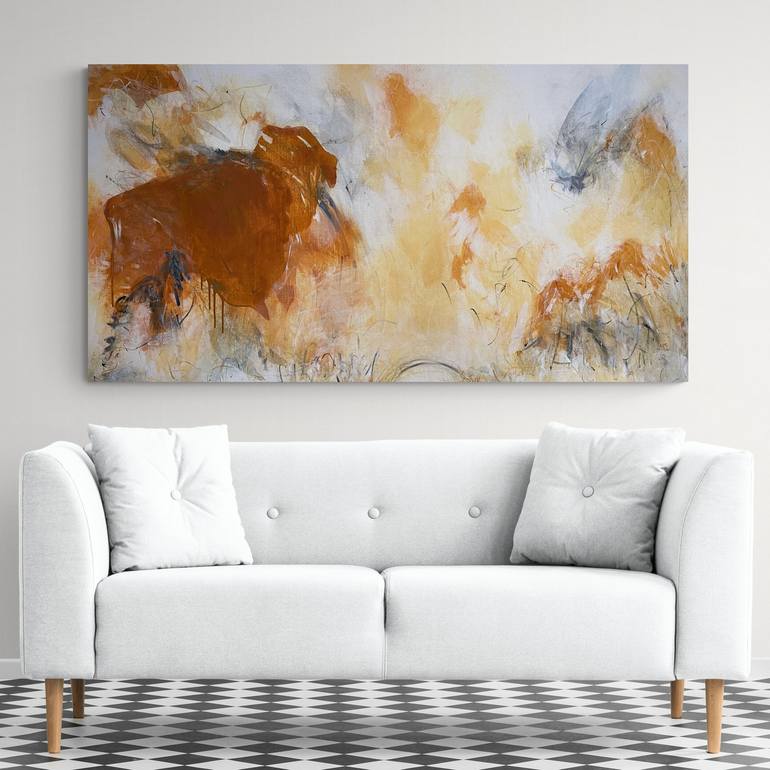 Original Abstract Landscape Painting by Cheryl Harrison