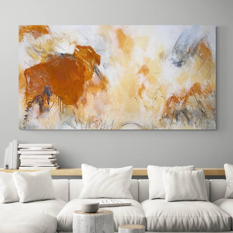 Original Abstract Landscape Painting by Cheryl Harrison