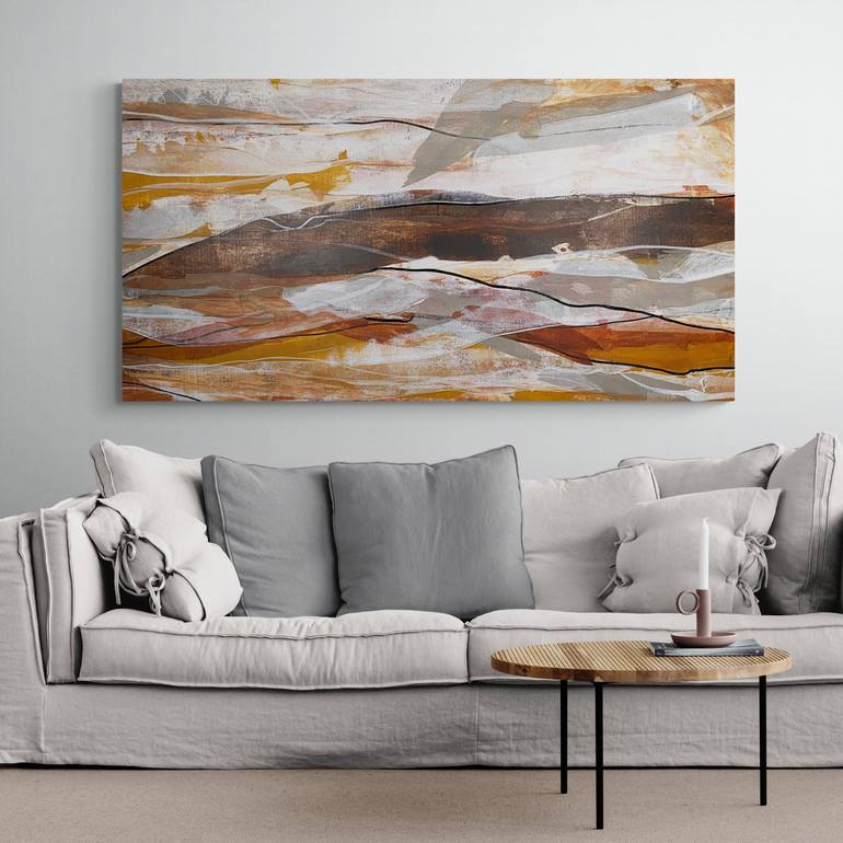 Original Abstract Landscape Painting by Cheryl Harrison