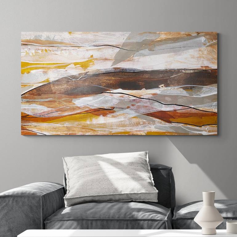 Original Abstract Landscape Painting by Cheryl Harrison