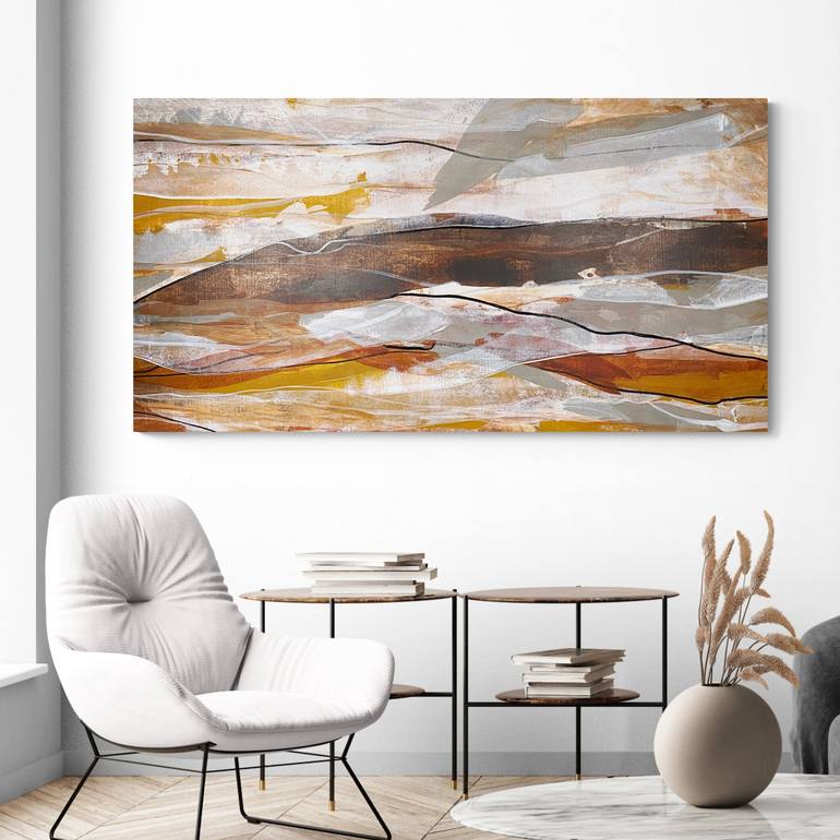 Original Abstract Landscape Painting by Cheryl Harrison