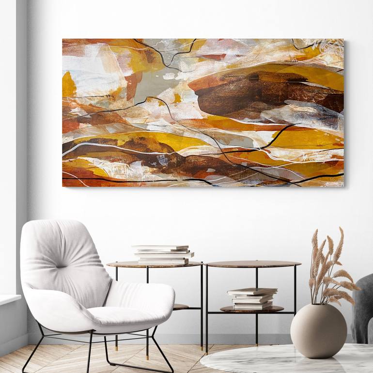 Original Abstract Landscape Painting by Cheryl Harrison