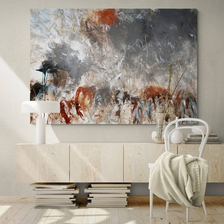 Original Abstract Landscape Painting by Cheryl Harrison