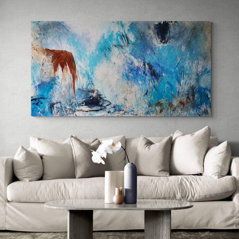 Original Abstract Landscape Painting by Cheryl Harrison