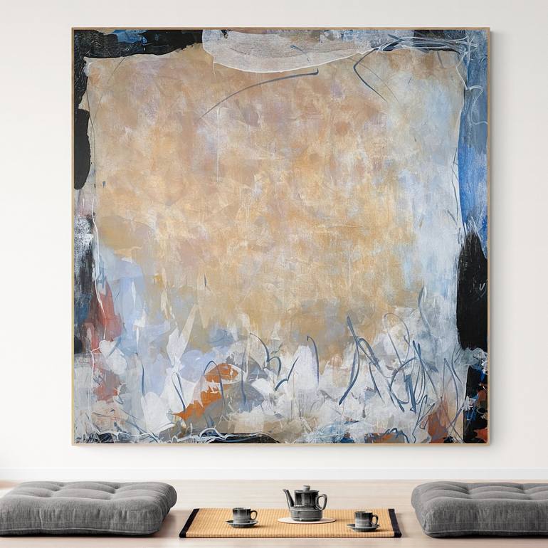 Original Abstract Expressionism Abstract Painting by Cheryl Harrison