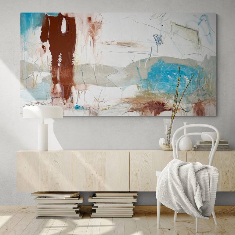 Original Abstract Expressionism Abstract Painting by Cheryl Harrison