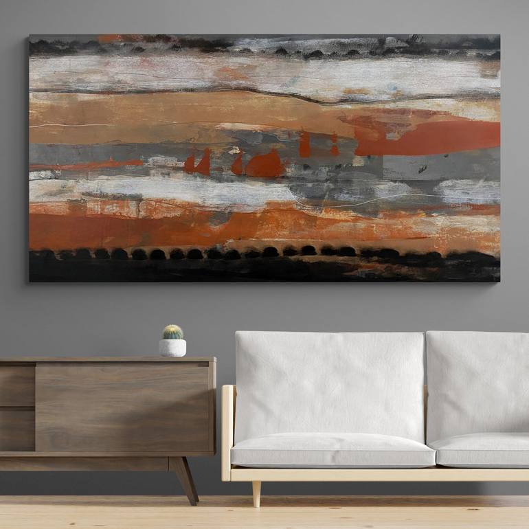 Original Abstract Expressionism Abstract Painting by Cheryl Harrison