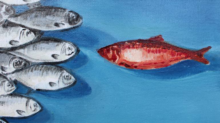 Original Impressionism Animal Painting by Timothy Adam Matthews