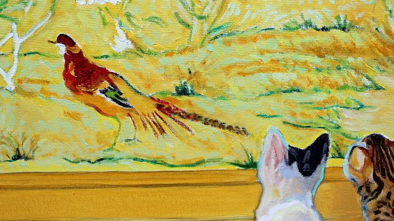 Original Impressionism Animal Painting by Timothy Adam Matthews