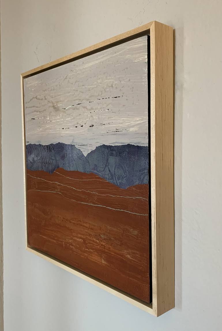 Original Abstract Landscape Mixed Media by Jean Lurssen